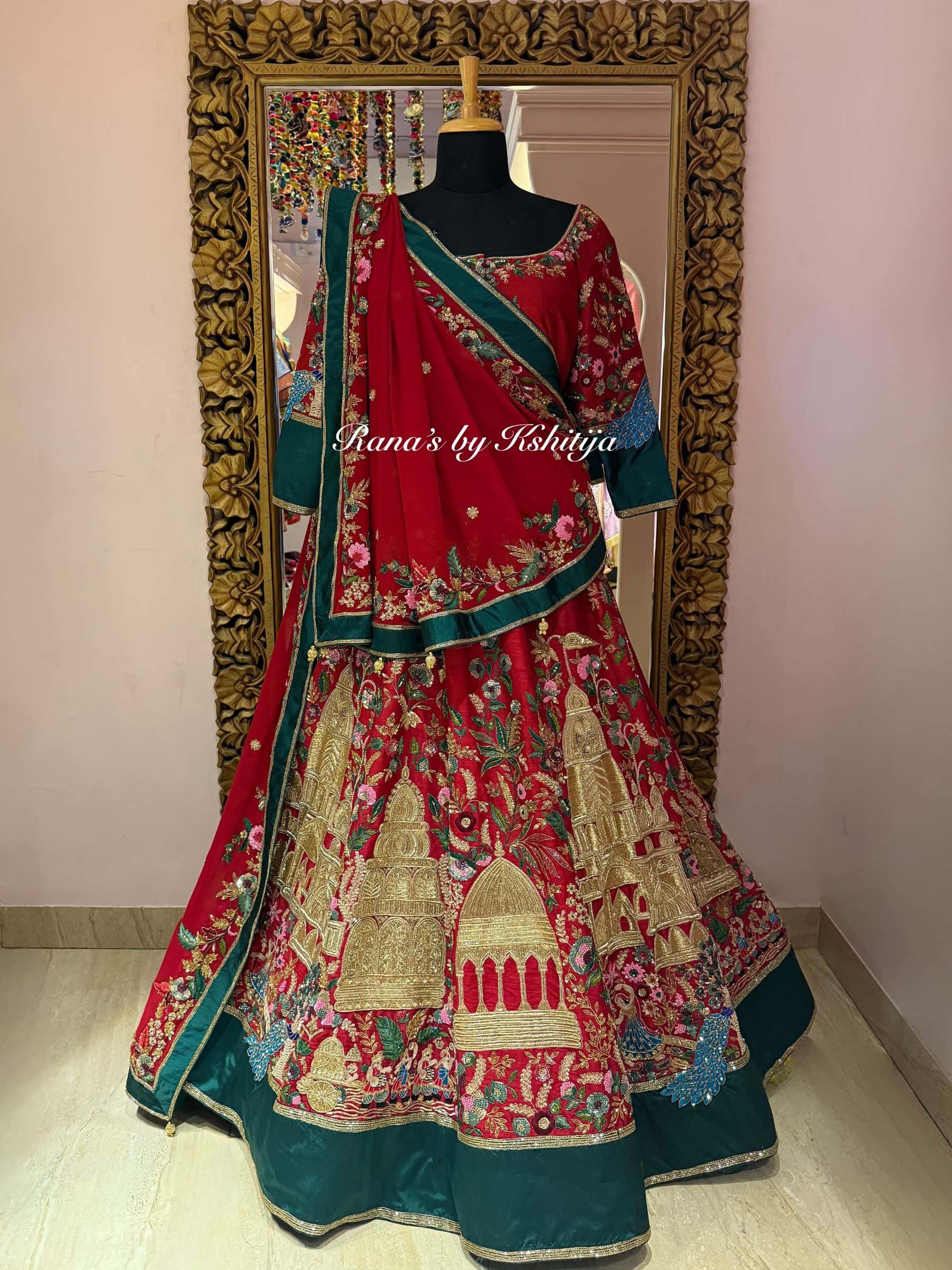 Braj Royale Zardozi Lehenga thumbnail 2