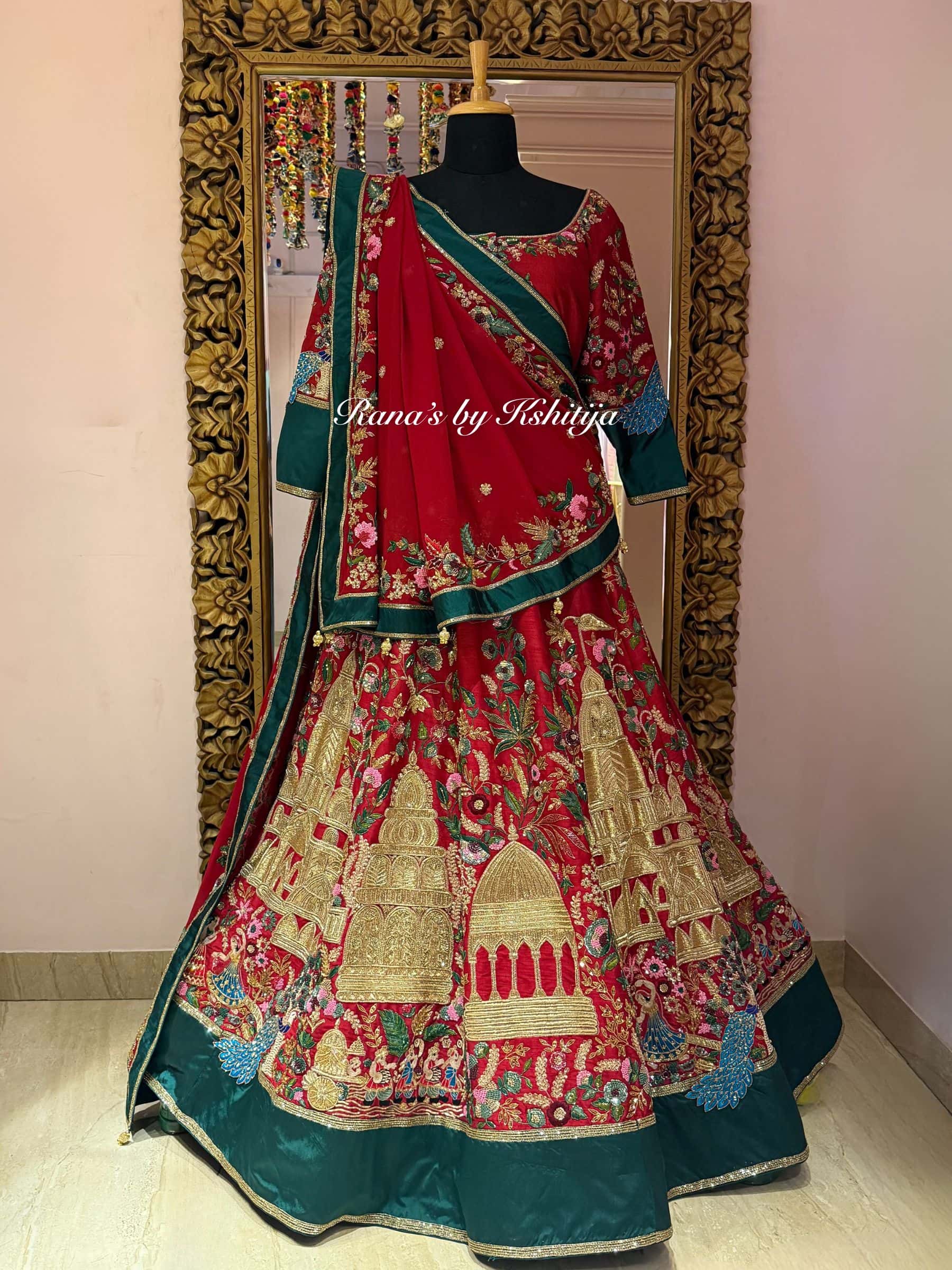 Braj Royale Zardozi Lehenga thumbnail 4