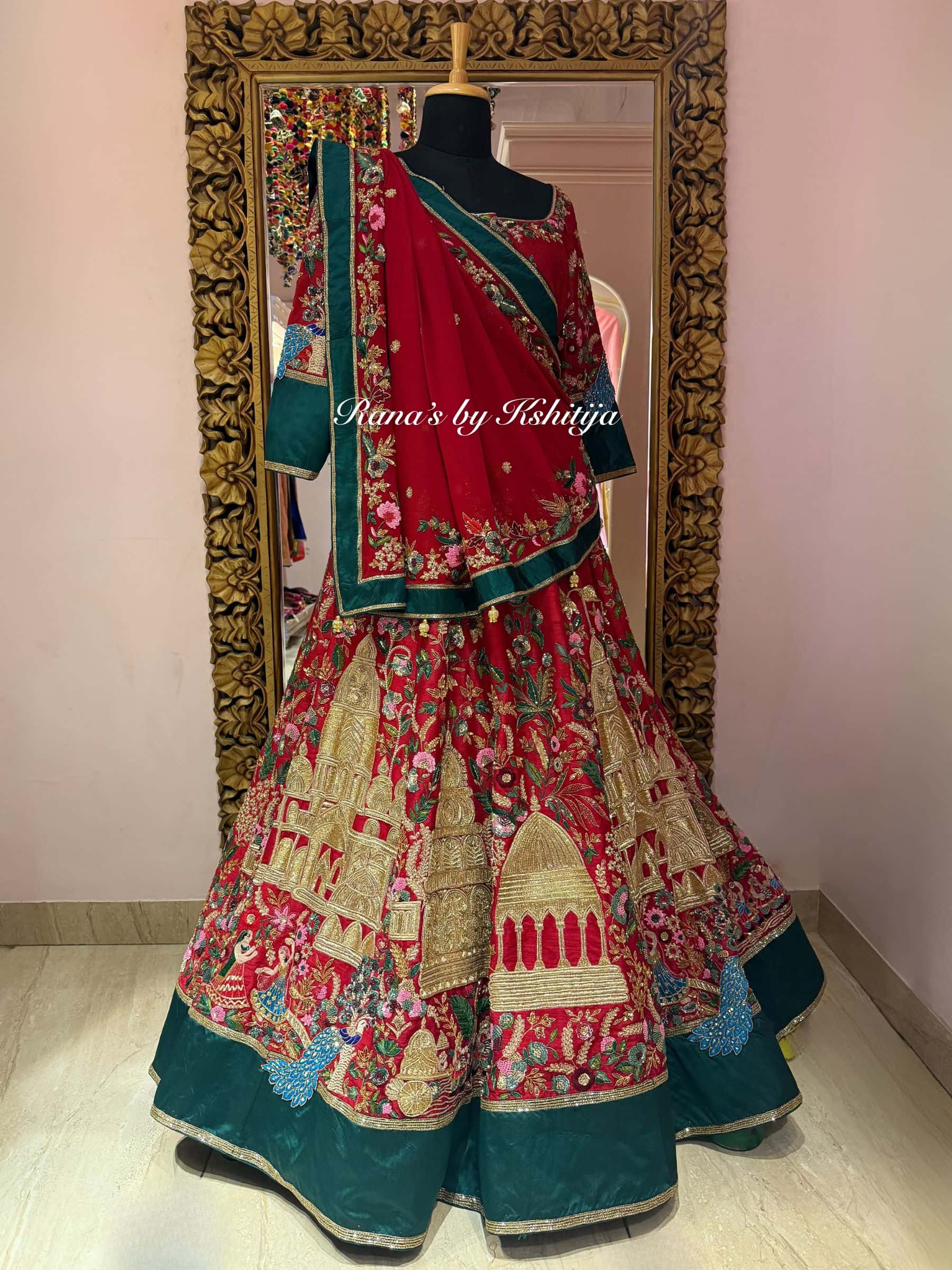 Braj Royale Zardozi Lehenga thumbnail 7