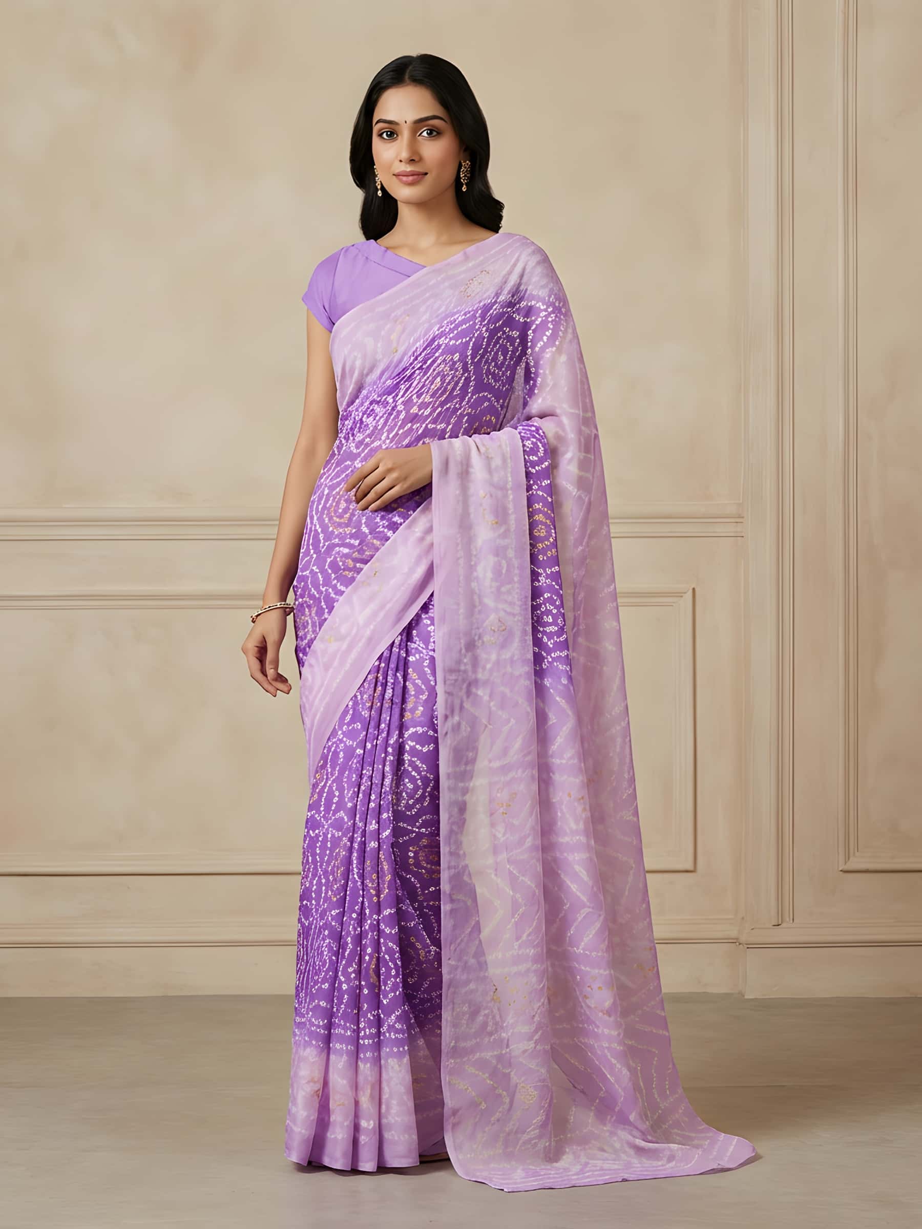 Buy Bandhani Sarees Online - Image 1
