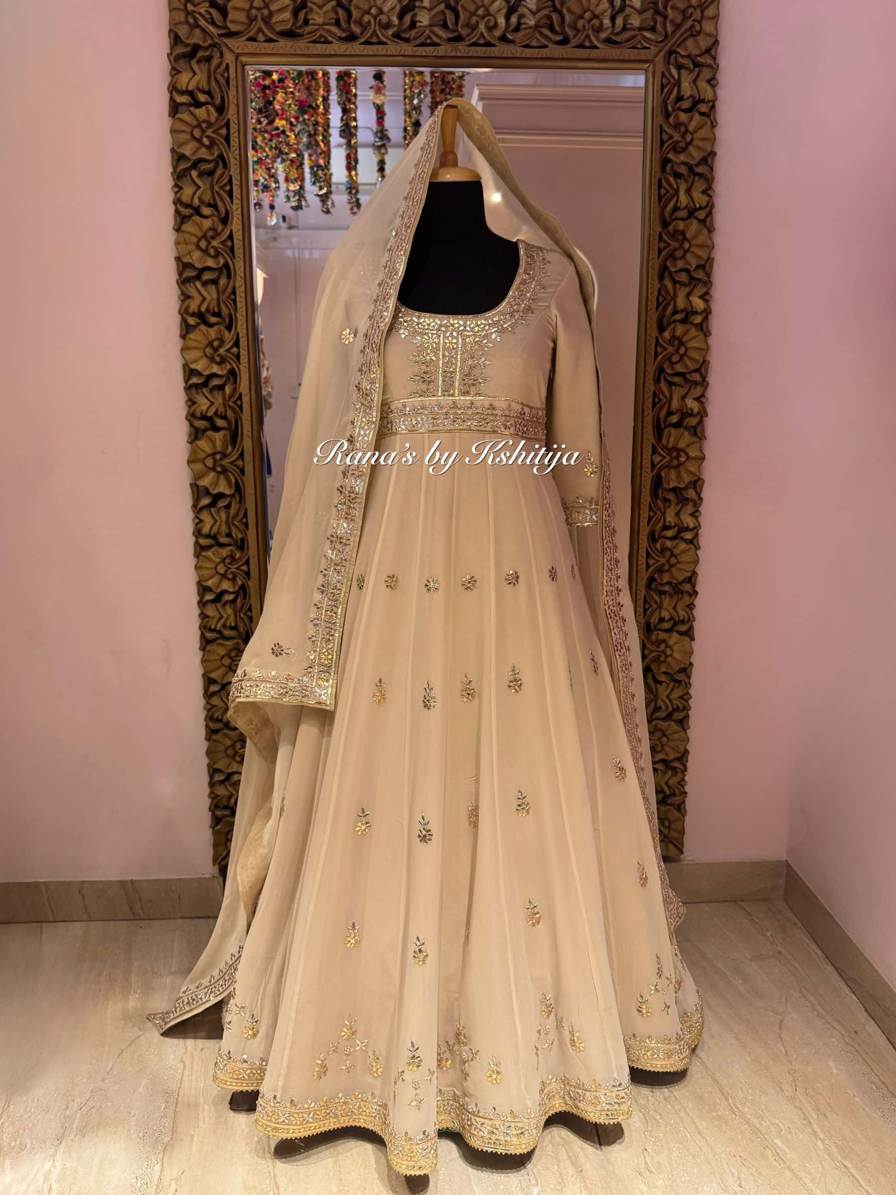 Ethereal Gota Anarkali thumbnail 3