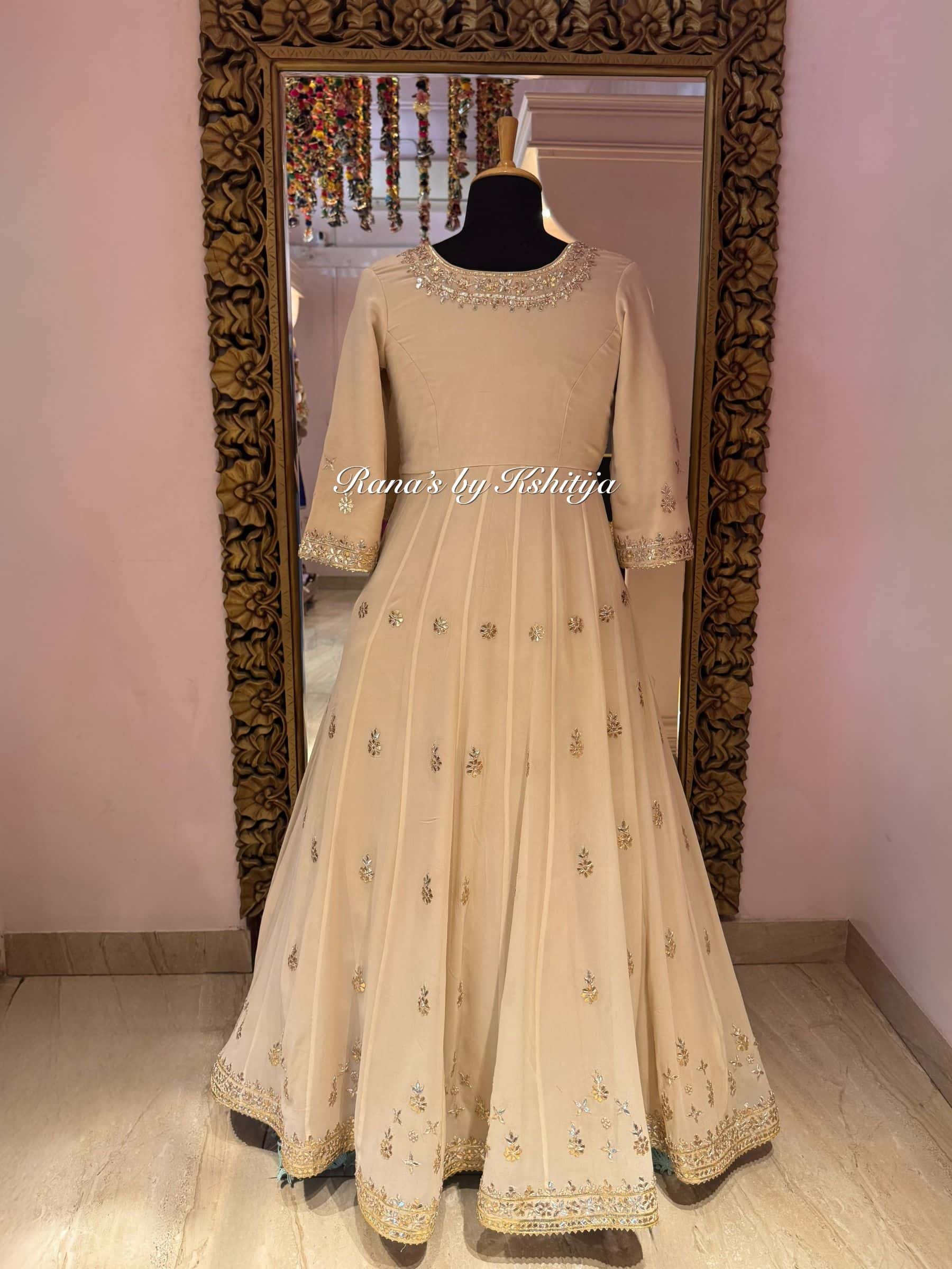 Ethereal Gota Anarkali thumbnail 5