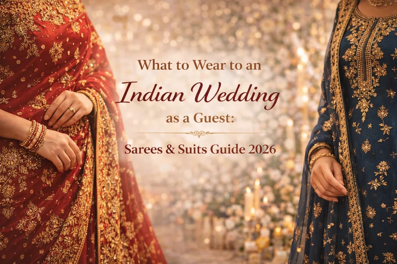 What to Wear to an Indian Wedding as a Guest: Sarees & Suits Guide 2026