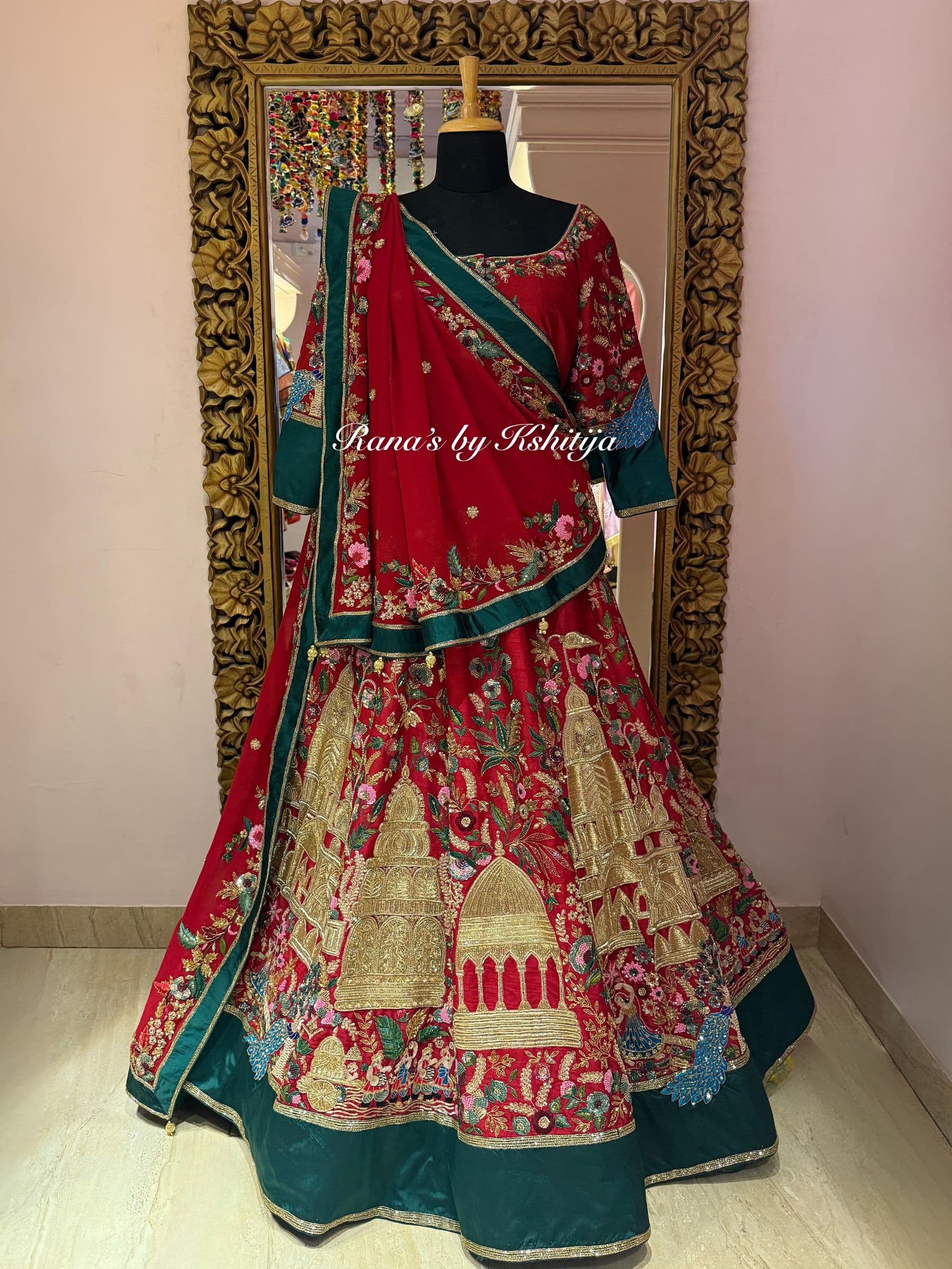 Braj Royale Zardozi Lehenga thumbnail 2