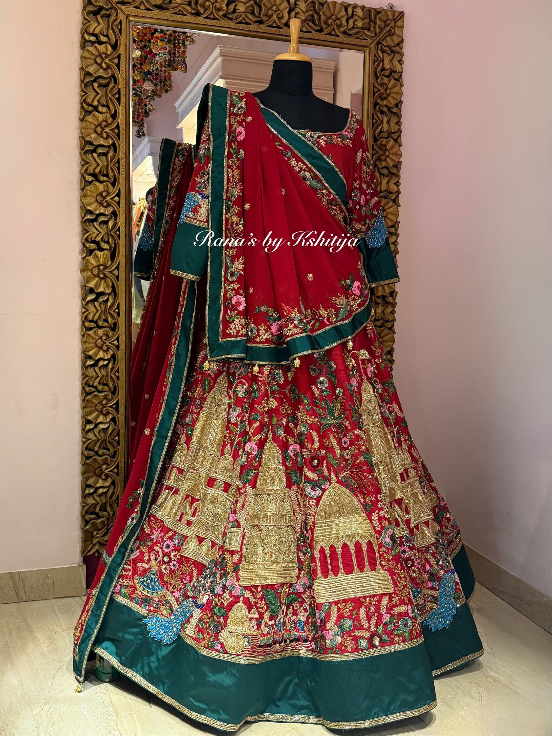 Braj Royale Zardozi Lehenga thumbnail 3