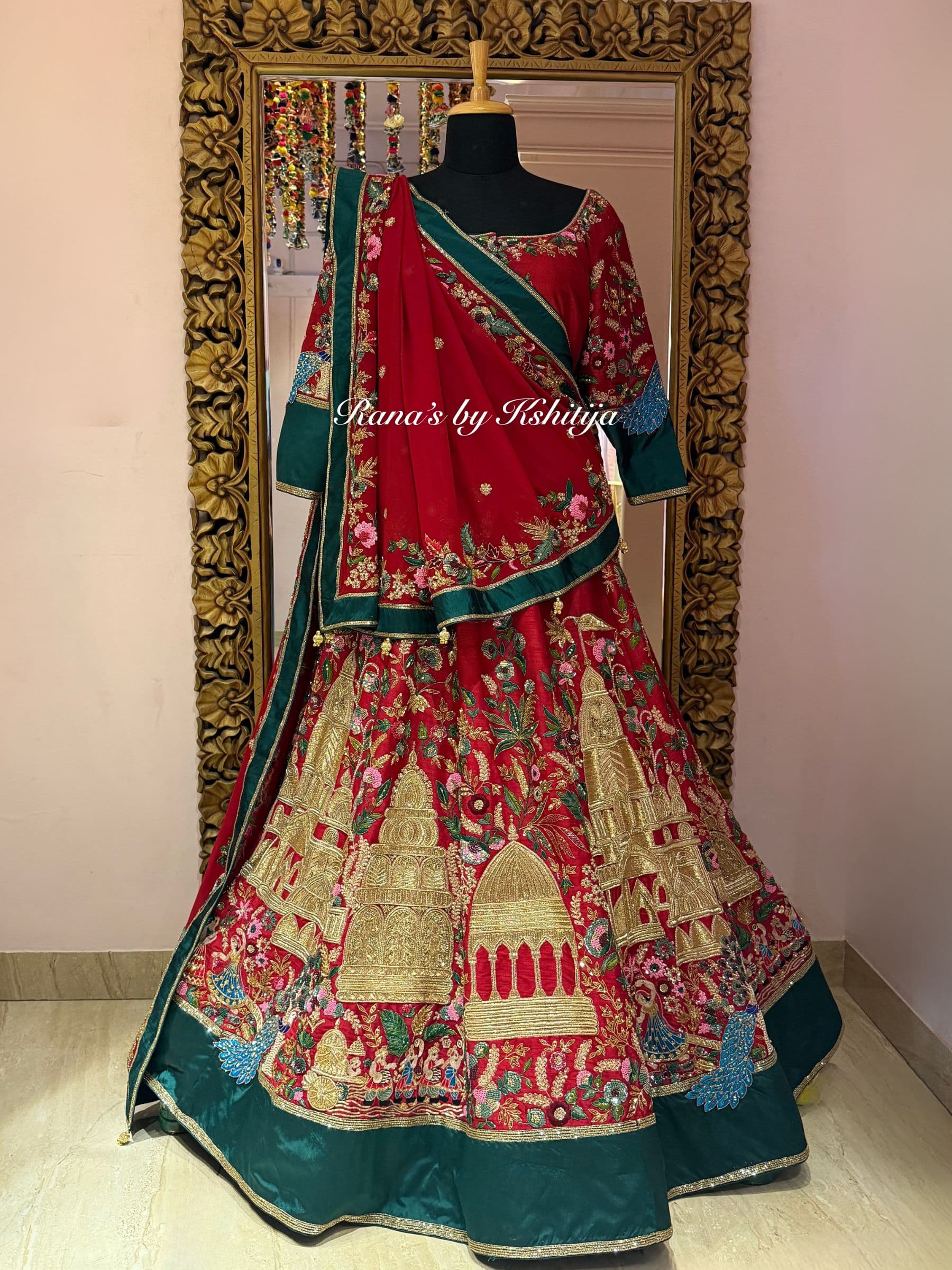 Braj Royale Zardozi Lehenga thumbnail 4