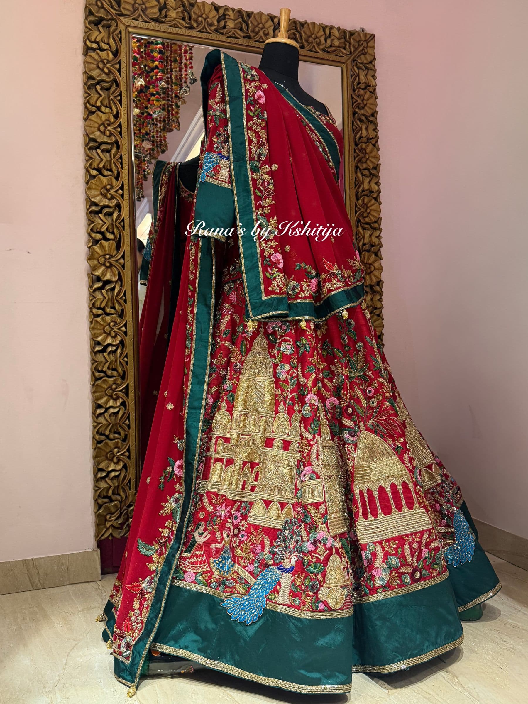 Braj Royale Zardozi Lehenga thumbnail 5