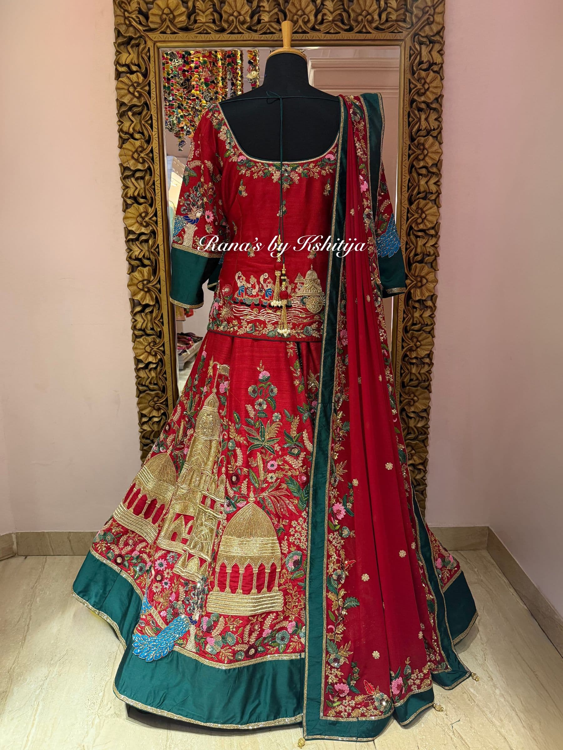 Braj Royale Zardozi Lehenga thumbnail 6
