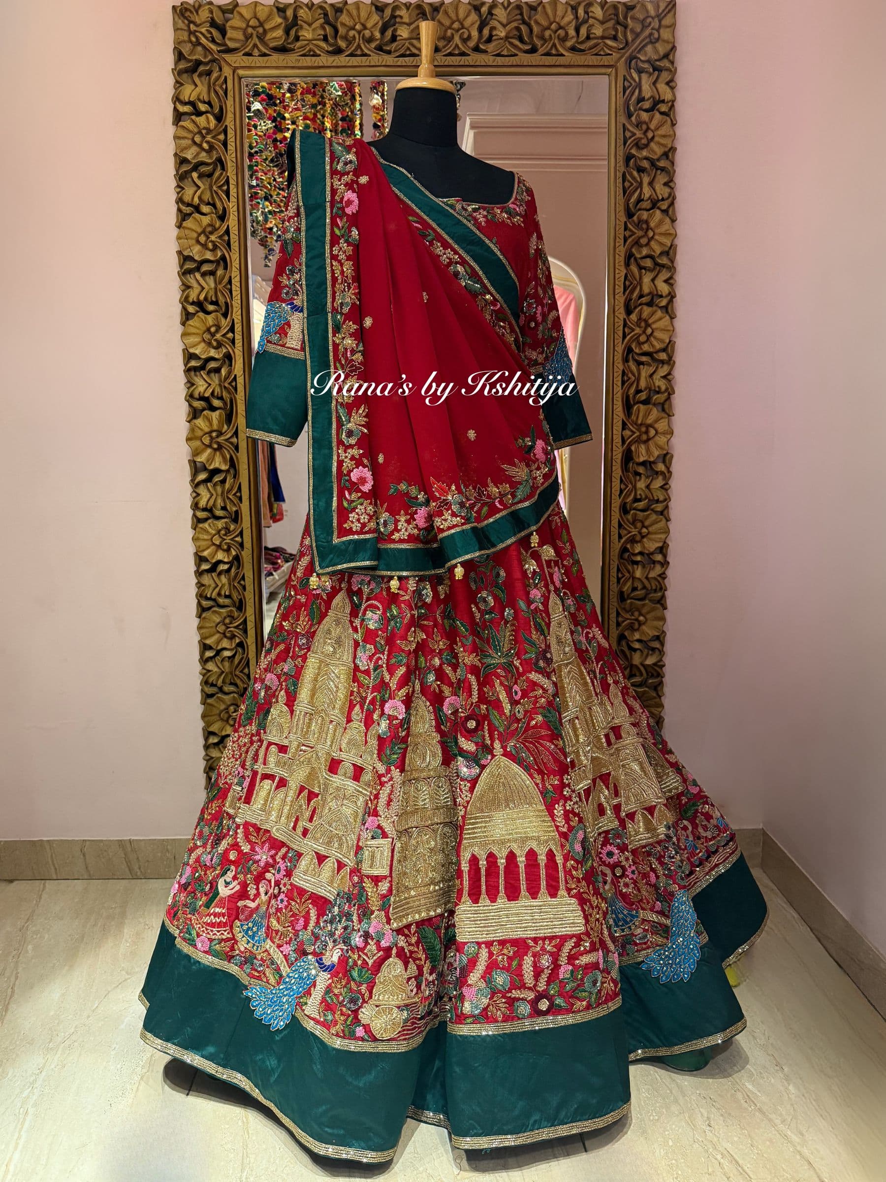 Braj Royale Zardozi Lehenga thumbnail 7