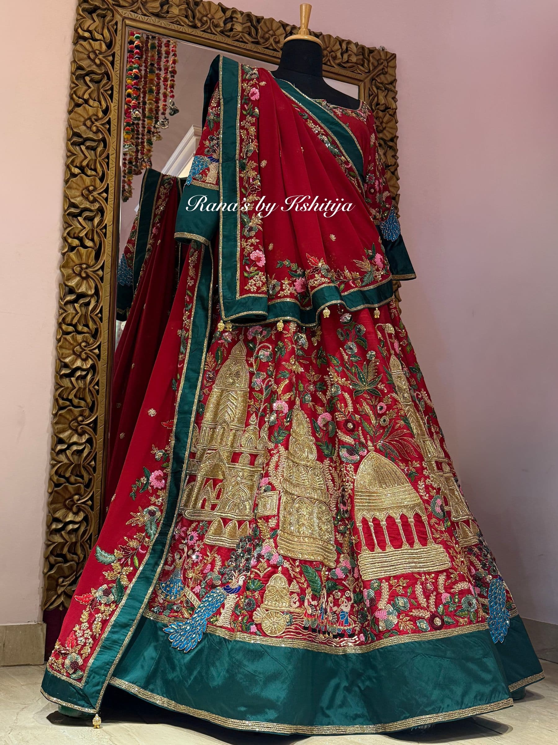 Braj Royale Zardozi Lehenga thumbnail 8