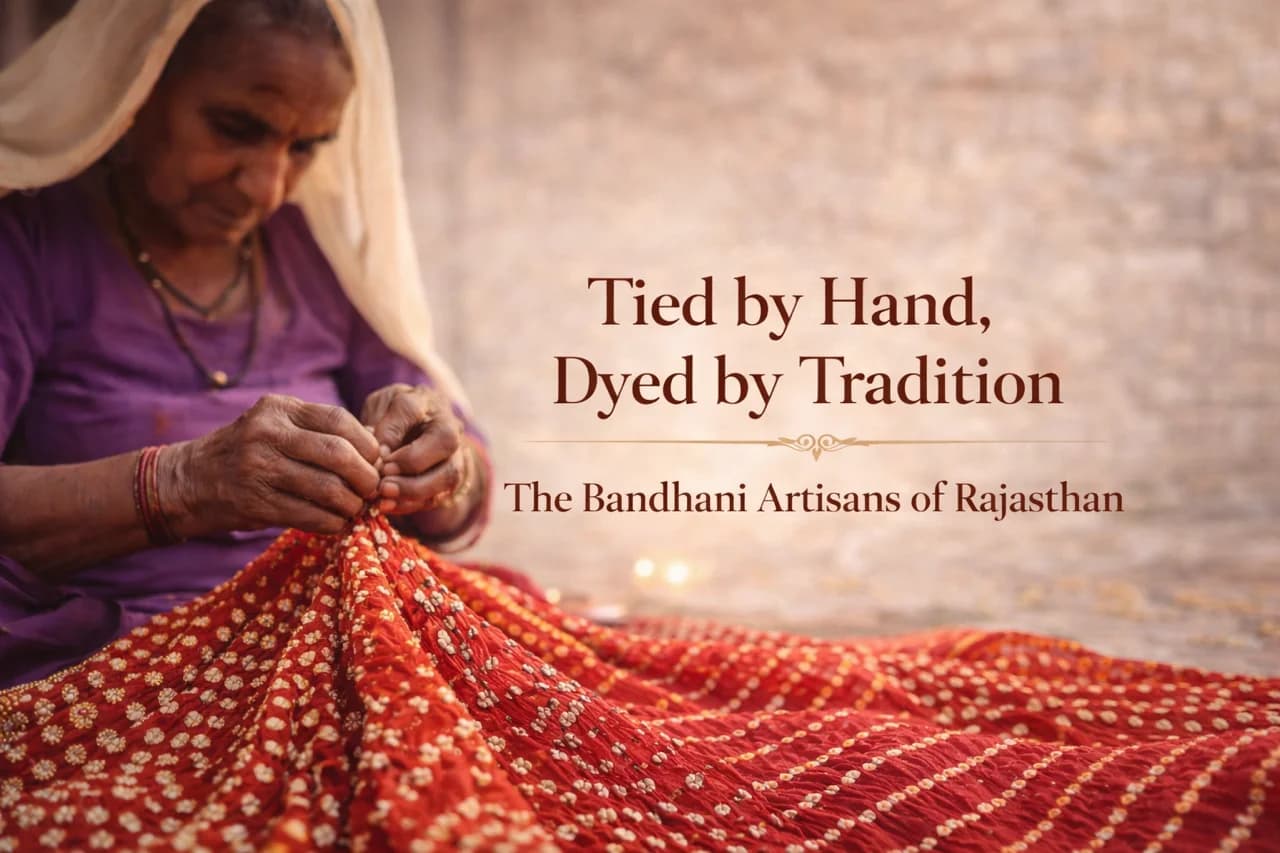 Tied by Hand, Dyed by Tradition: The Bandhani Artisans of Rajasthan