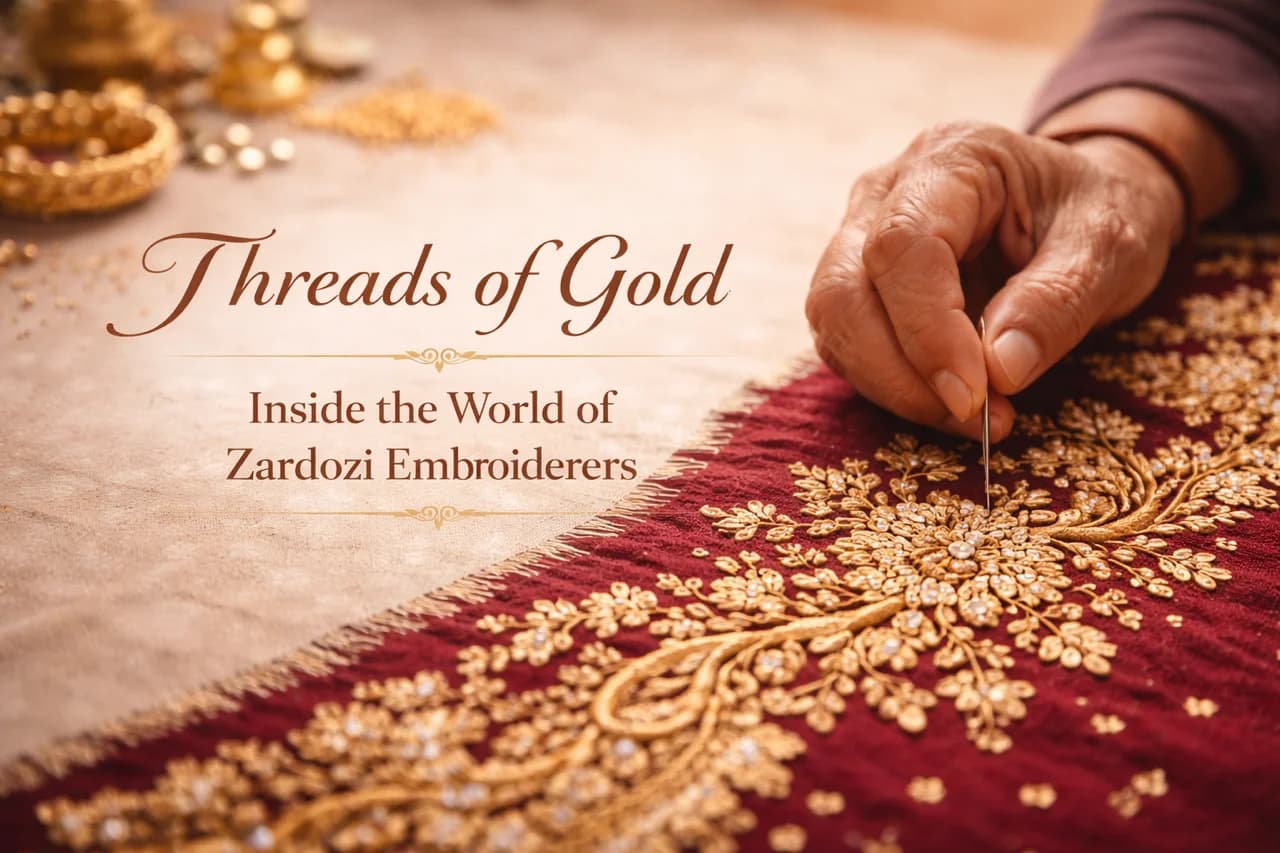 Threads of Gold: Inside the World of Zardozi Embroiderers