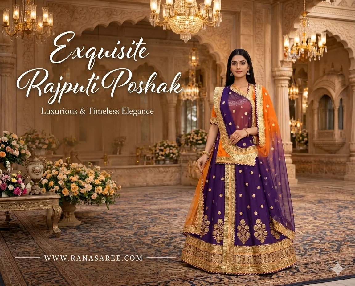 Exquisite Rajputi Poshak
