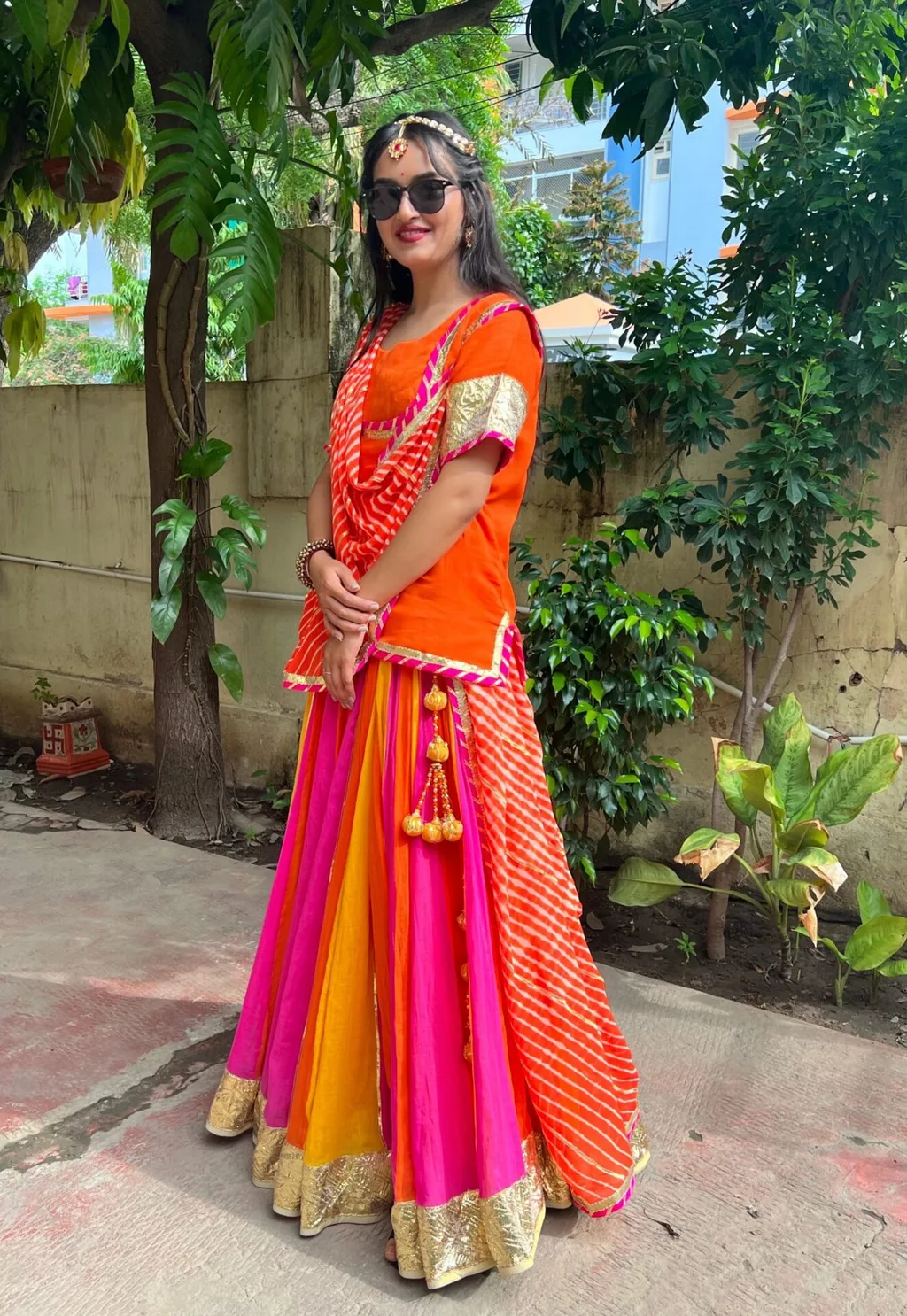 rajasthani ladies dress The pride of Rajasthan in every fold. , ., ., In Frame: @swatijangid_,  Beauty Enhanced by: @vanitymakeupst, ., ., [ rajasthani poshak, rajputi  poshak, traditional rajasthani dress, heritage outfit,